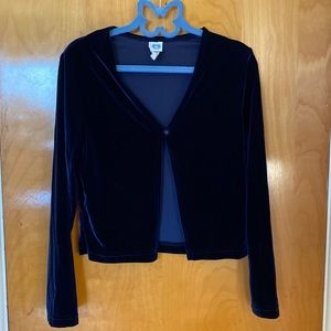 90’s velvet cardigan